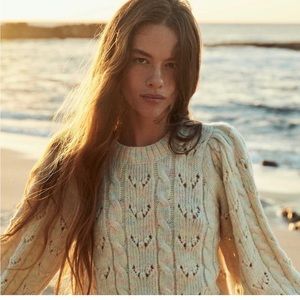 Doen Tudor sweater in Winter Sunrise, size S